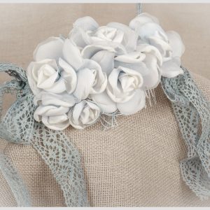 ZOYSAN TOCADO CEREMONIA COMUNIÓN FLORES 12765