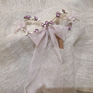 ZOYSAN TOCADO CEREMONIA COMUNIÓN FLORES 12735