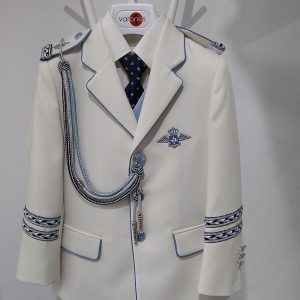 .TRAJE COMUNIÓN ALMIRANTE CON SOLAPA CRUDO 2070