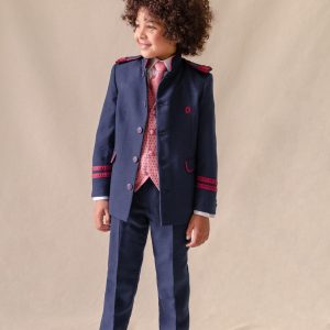 .TRAJE COMUNIÓN ALMIRANTE CUELLO MAO MARINO 2082
