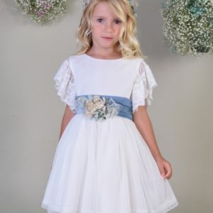 -.VESTIDO CEREMONIA Y ARRAS NIÑA AMAYA 612410