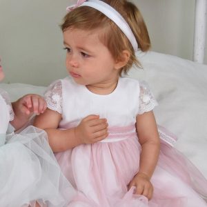 ..VESTIDO BAUTIZO BEBE TUL 612101