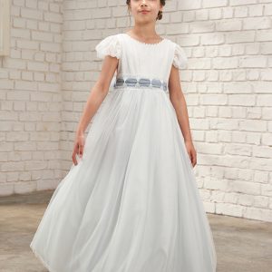 -. VESTIDO DE COMUNIÓN AMAYA 2026 AZÚL MODELO 637010MC