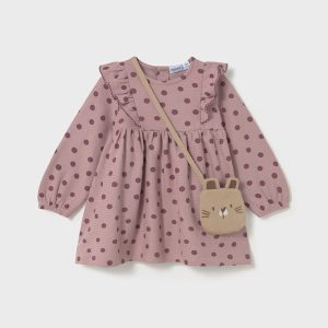 Vestido estampado con bolso bebé Mayoral Ref. 15-02920-094