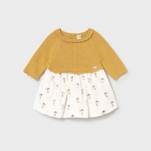 Vestido tricot y plana recién nacida Newborn Ref. 15-02821-045