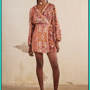 Vestido Corto Combi Estampados Nyre NKN