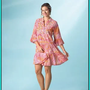 Vestido Corto Estampado 1343