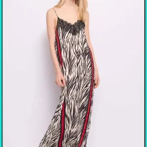 Vestido Largo de Raso Estampado DENNY ROSE Ref. 511ND15002