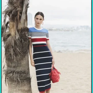 Vestido de Punto con Manga Corta LOLA CASADEMUNT Ref. LS2516006