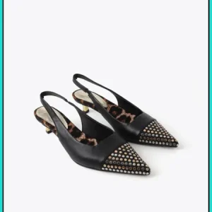 Zapato Tacón Destalonado con Tachas LOLA CASADEMUNT Ref. LS2605015