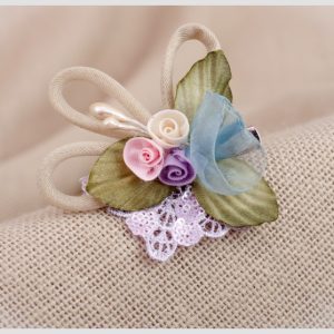 ZOYSAN TOCADO MINI CEREMONIA-BAUTIZO MALVA 16196