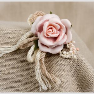 ZOYSAN TOCADO MINI CEREMONIA-BAUTIZO ROSA 18011